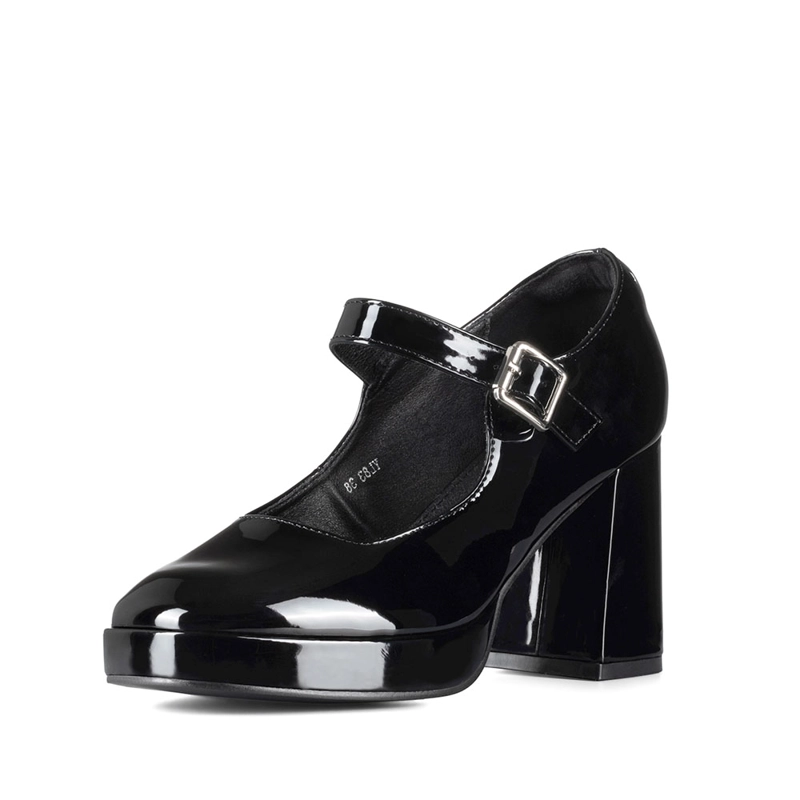 ZAPATO MARY JANE TACONES ELEGANTE CHAROL MUJER WEIDE YL83 - 5