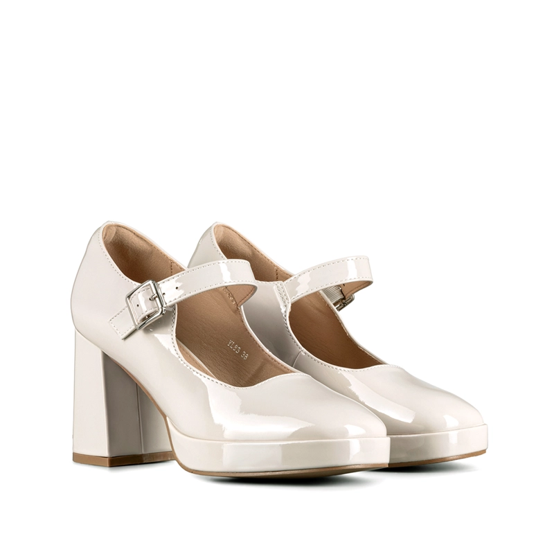 ZAPATO MARY JANE TACONES ELEGANTE CHAROL MUJER WEIDE YL83 - 6