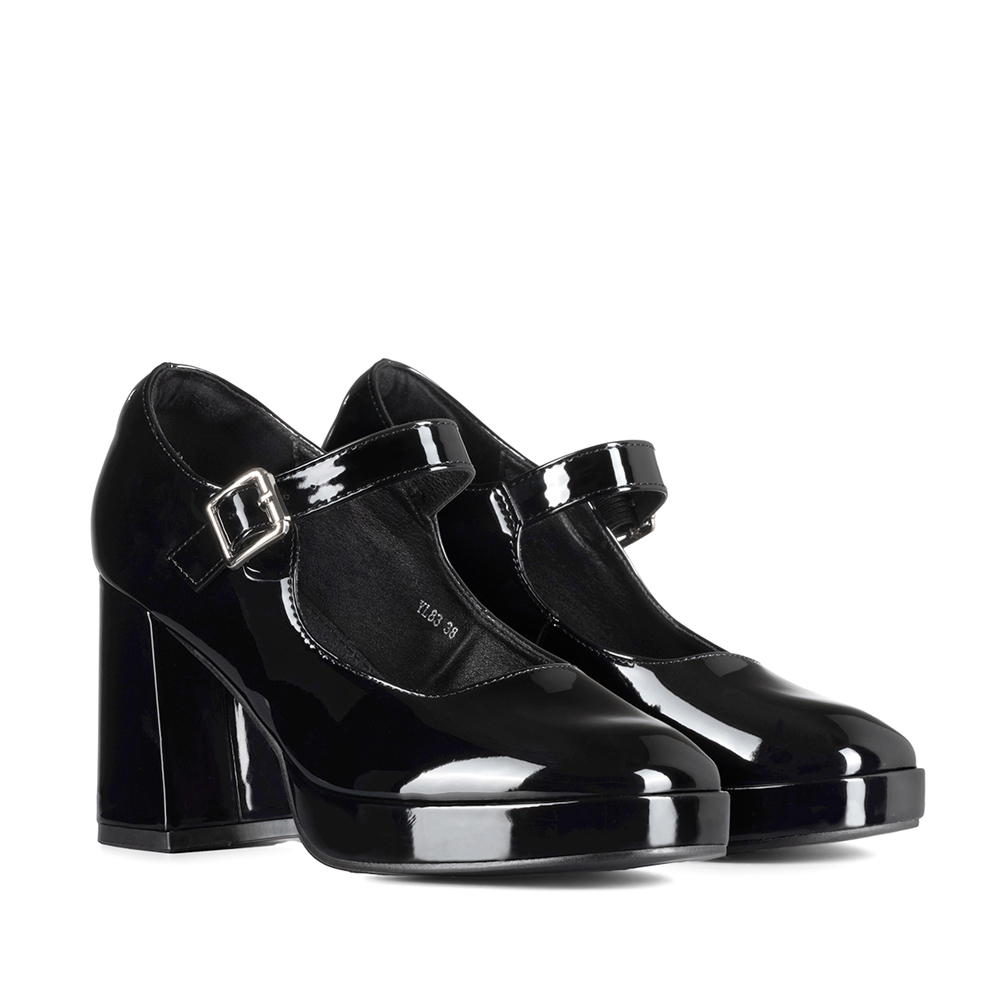 ZAPATO MARY JANE TACONES ELEGANTE CHAROL MUJER WEIDE YL83 - 6
