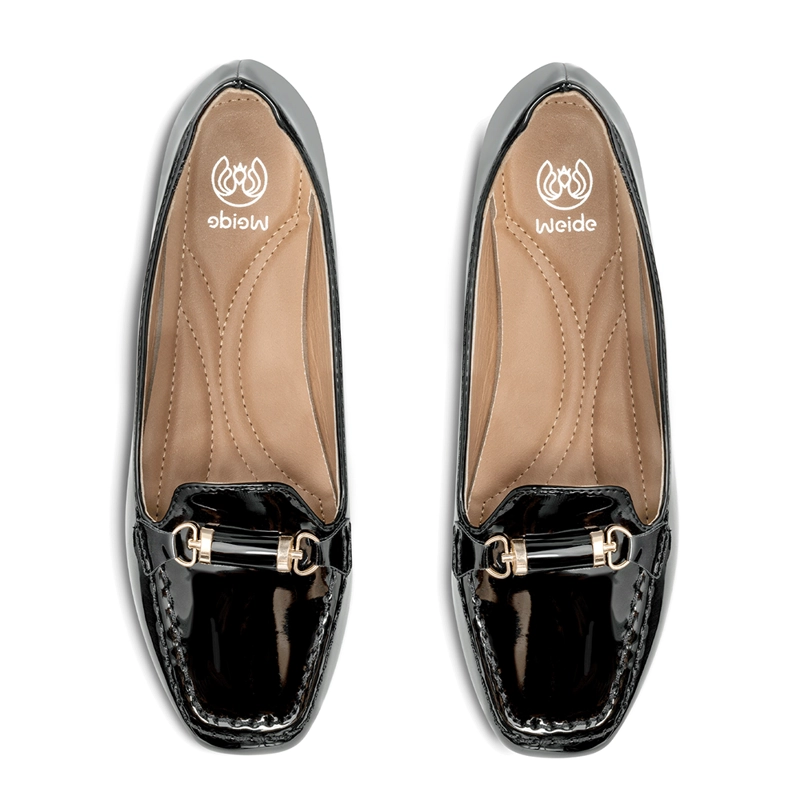 MOCASIN CASUAL MUJER VINTAGE CHAROL PLANO WEIDE YOU509 - 6