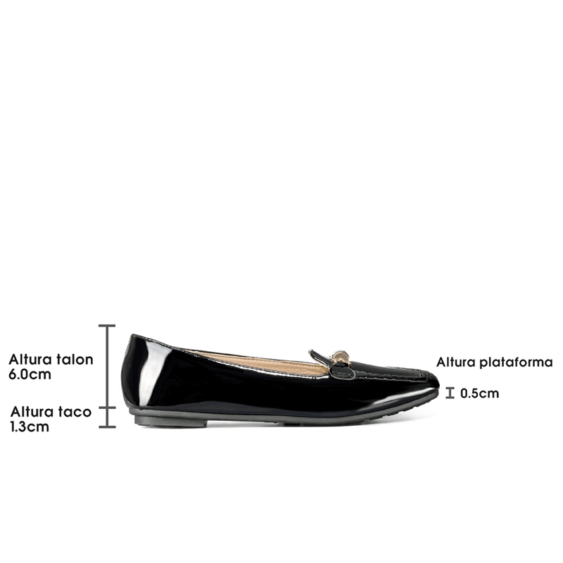 MOCASIN CASUAL MUJER VINTAGE CHAROL PLANO WEIDE YOU509 - 7