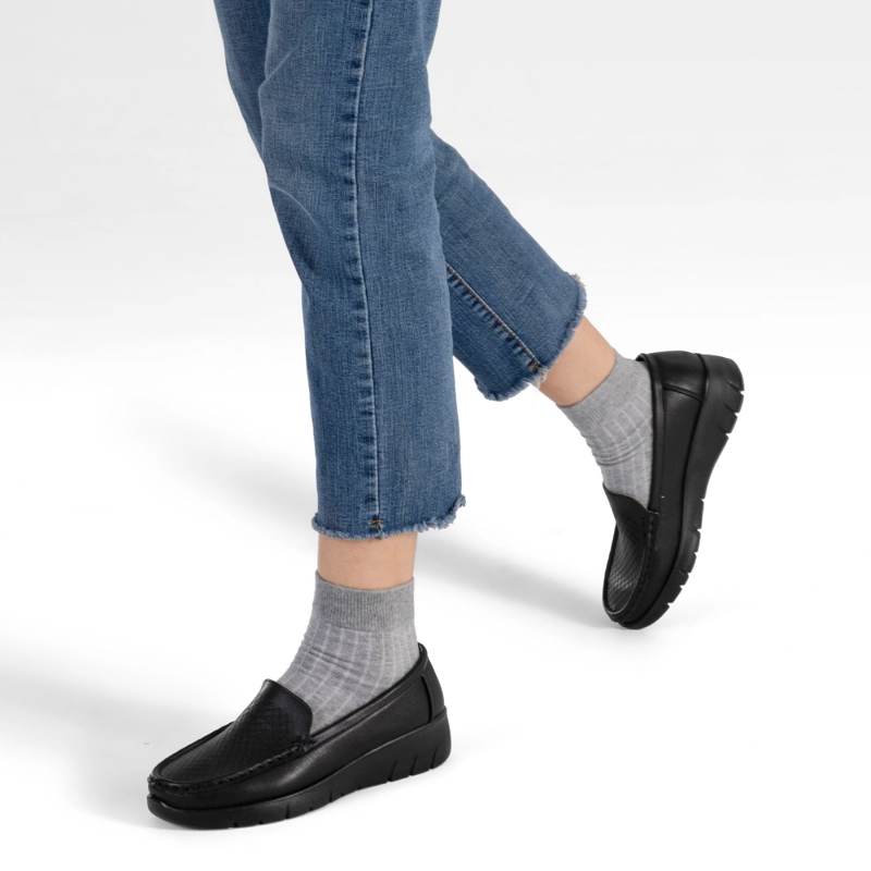 MOCASIN CASUAL MUJER CLASICO COMODO ECO CUERO WEIDE JML12 - 3