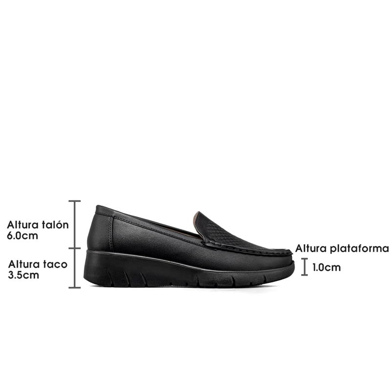 MOCASIN CASUAL MUJER CLASICO COMODO ECO CUERO WEIDE JML12 - 4