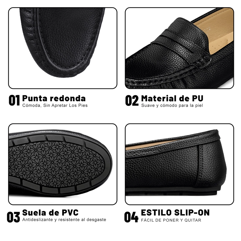 MOCASIN PLANO CONFORT MUJER WEIDE QIU381 - 9