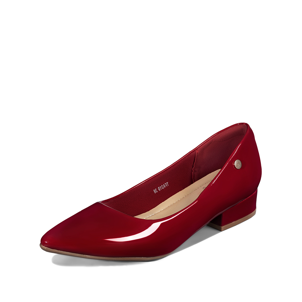 ZAPATO DE TACO PU ACHAROLADO MUJER WEIDE TFA319 - 4