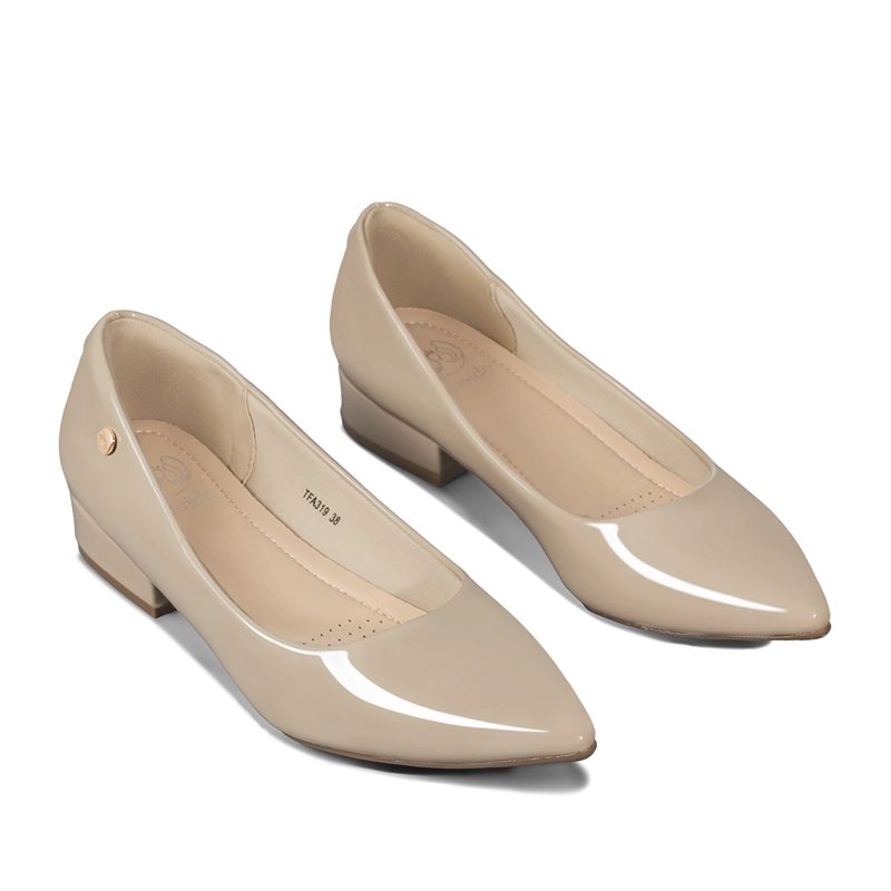 ZAPATO DE TACO PU ACHAROLADO MUJER WEIDE TFA319 - 6
