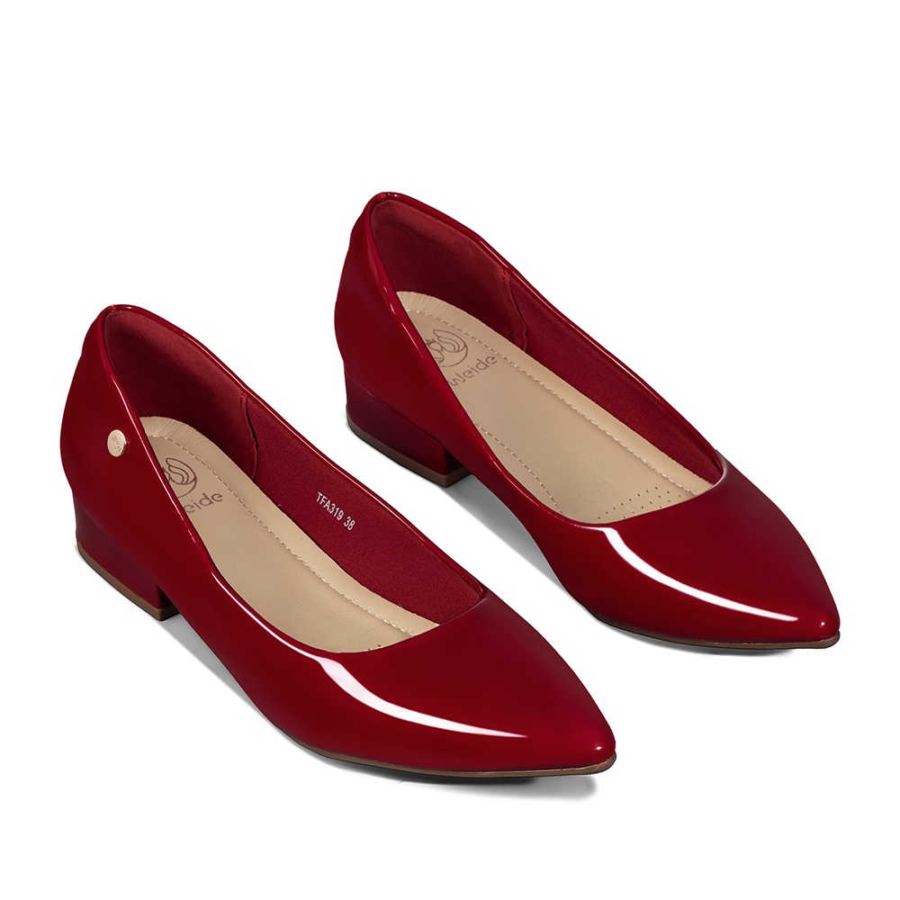 ZAPATO DE TACO PU ACHAROLADO MUJER WEIDE TFA319 - 6