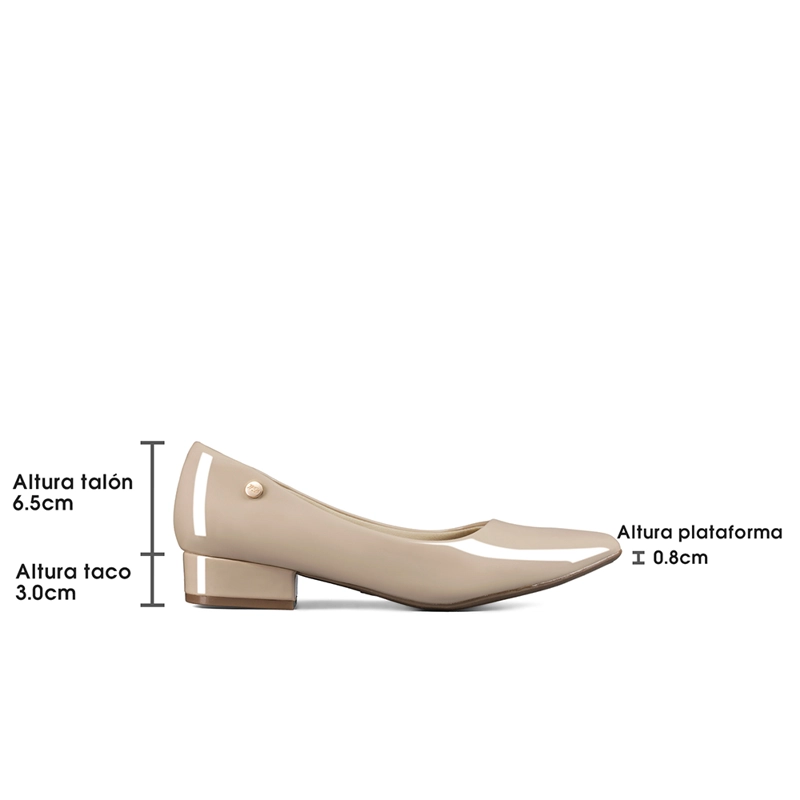 ZAPATO DE TACO PU ACHAROLADO MUJER WEIDE TFA319 - 8