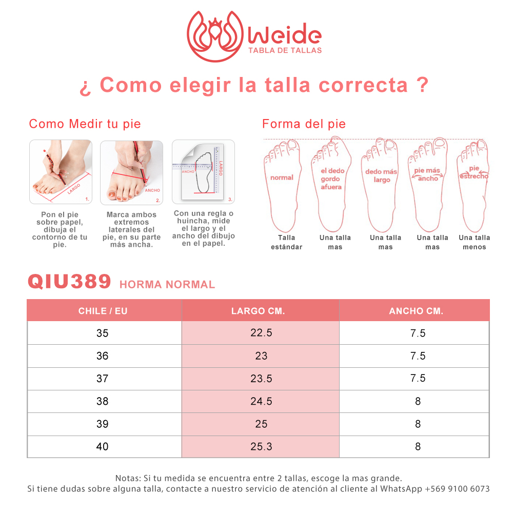 ALPARGATA CASUAL PLANA TRANSPIRABLE MUJER WEIDE QIU389 - 4