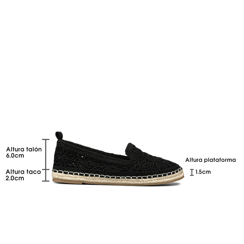 ALPARGATA CASUAL PLANA TRANSPIRABLE MUJER WEIDE QIU389 - 7