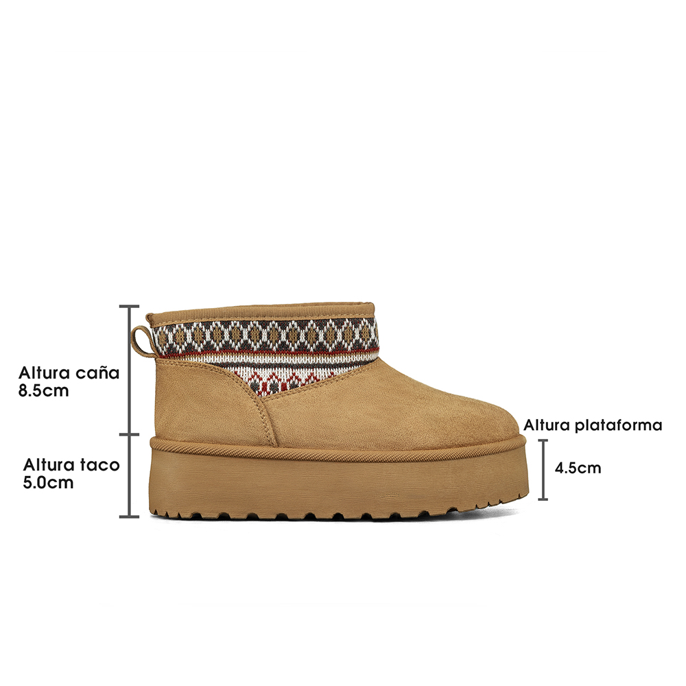 BOTIN TE RMICO CASUAL MUJER GAMUZA ANTIDESLIZANTE WEIDE SL25 - 7