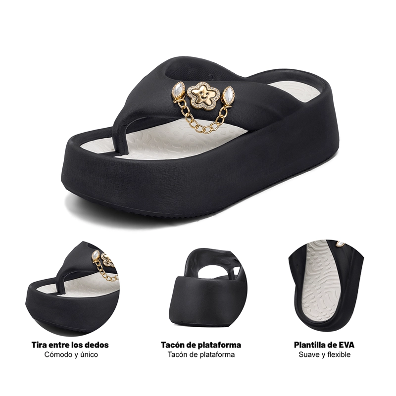 SANDALIA CON DIVISION DE DEDO EVA CONFORT MUJER WEIDE MJ02 - 7