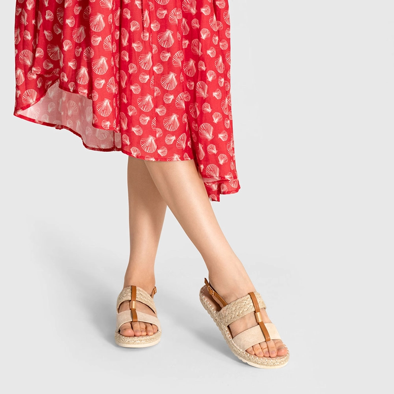 SANDALIA CASUAL DE MODA  PLANA  MUJER WEIDE QIU362 - 2