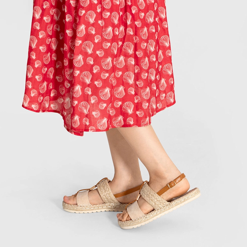 SANDALIA CASUAL DE MODA  PLANA  MUJER WEIDE QIU362 - 4
