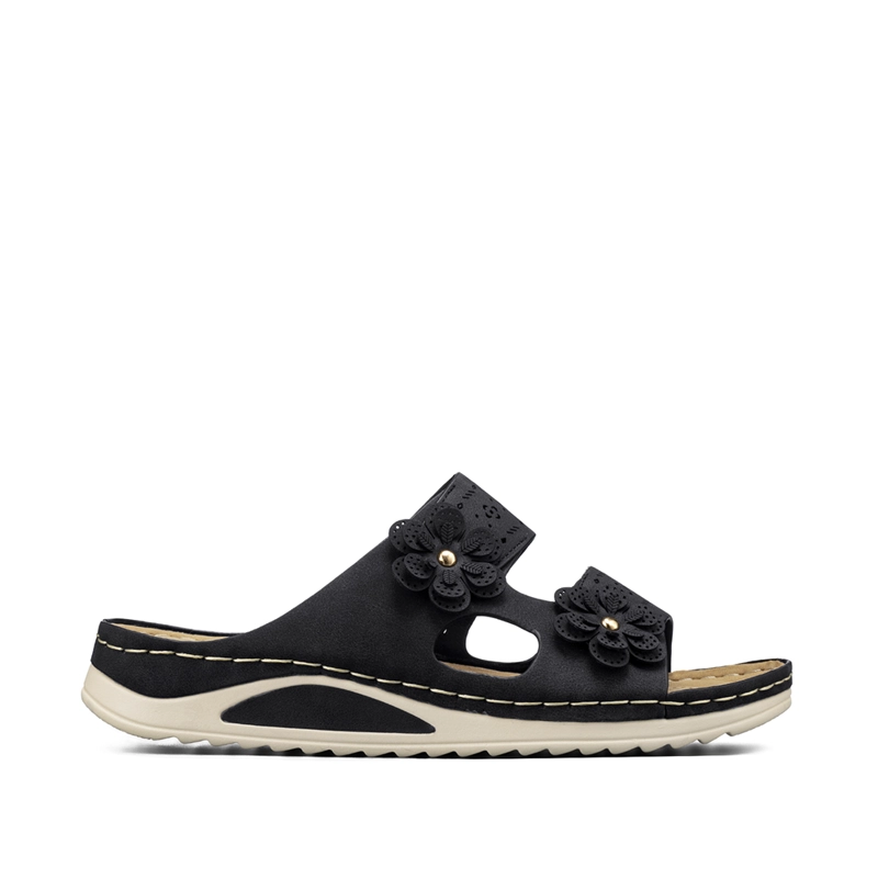 SANDALIA ESTILO CHALA CONFORT TACO CUÑA MUJER WEIDE JN723 - 5