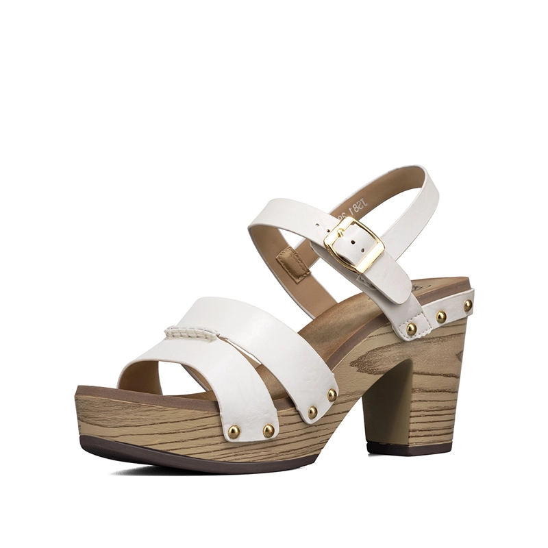 SANDALIA CASUAL TACO GRUESO VINTAGE MUJER WEIDE JS81 - 4