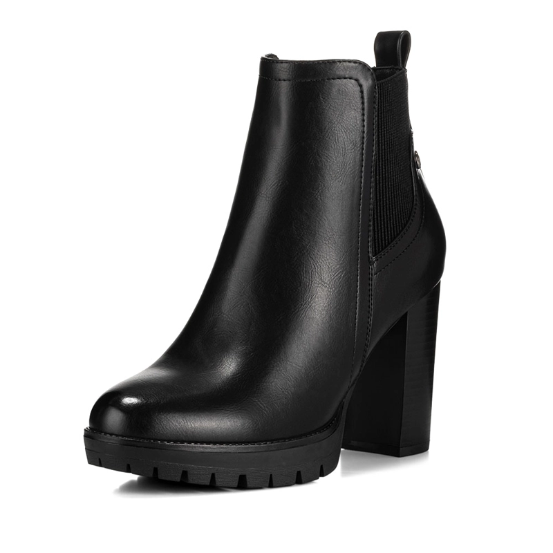 BOTIN NEGRO CASUAL MUJER WEIDE QBM06 - 5