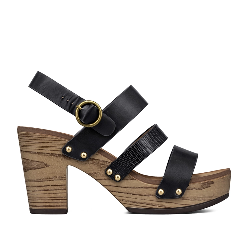 SANDALIA VINTAGE CASUAL TACO GRUESO MUJER WEIDE JS82 - 1