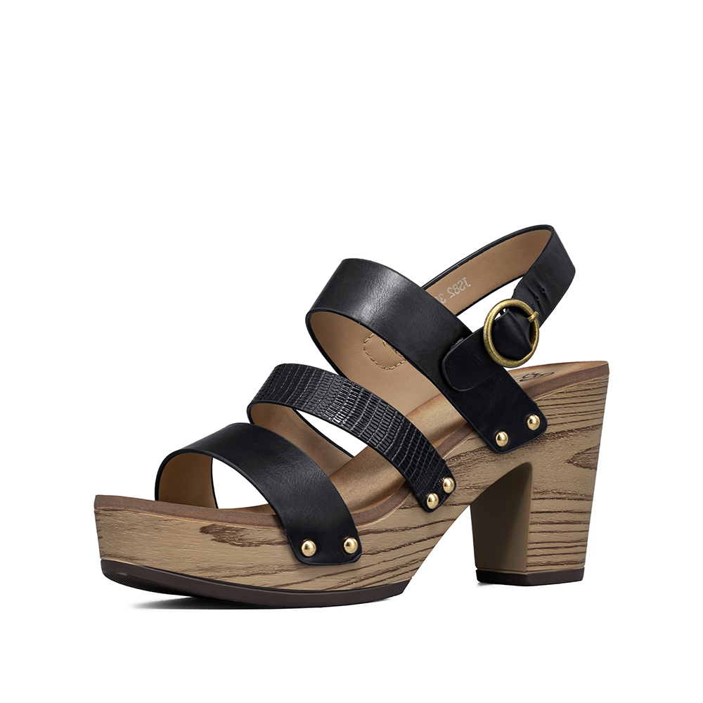SANDALIA VINTAGE CASUAL TACO GRUESO MUJER WEIDE JS82 - 4