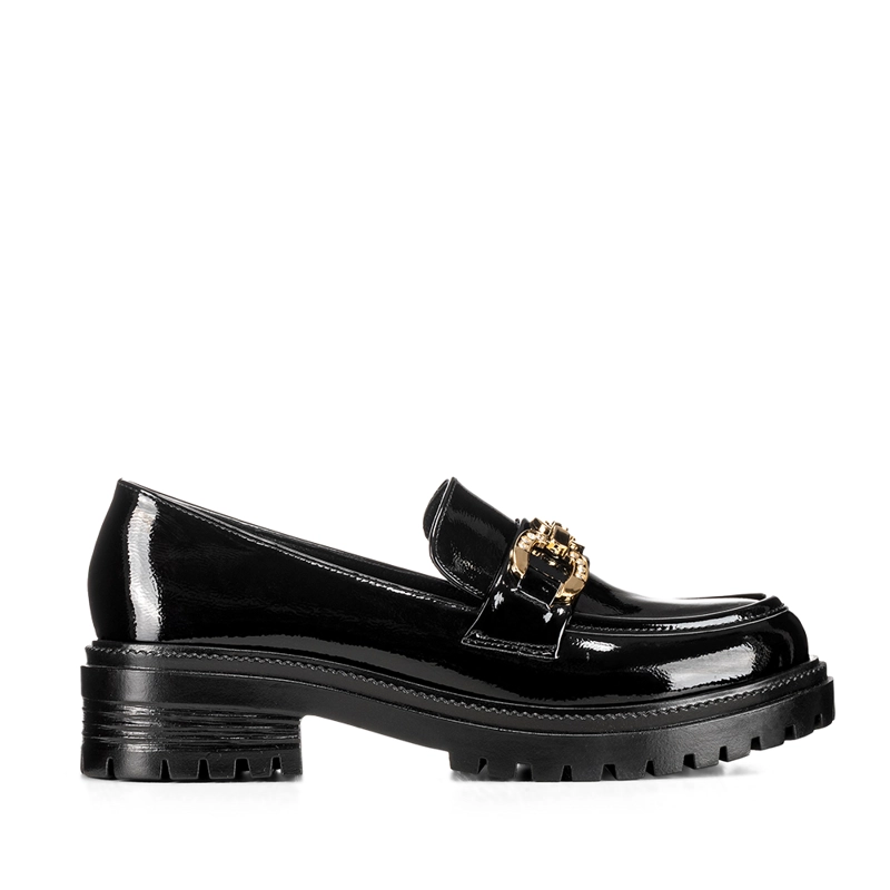 MOCASIN NEGRO FORMAL MUJER WEIDE JN20-2 - 1