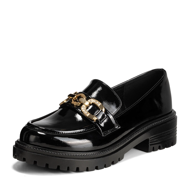 MOCASIN NEGRO FORMAL MUJER WEIDE JN20-2 - 5