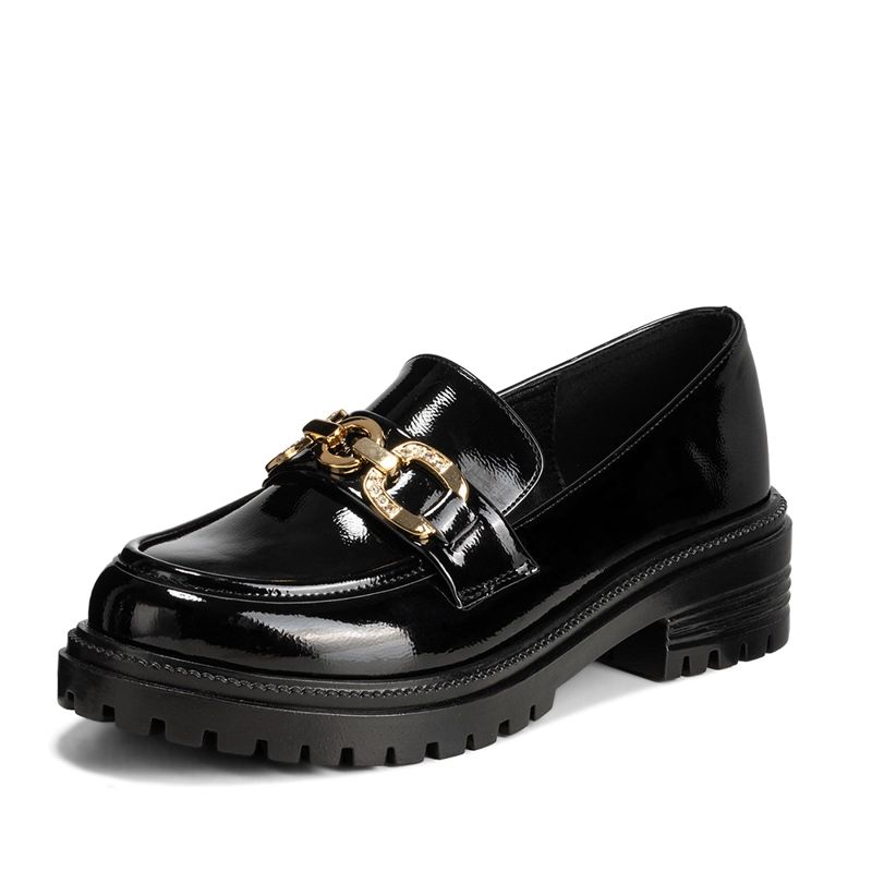 MOCASIN NEGRO FORMAL MUJER WEIDE JN20-2 - 5