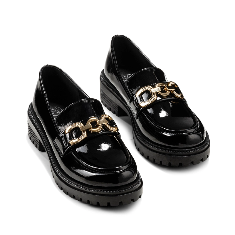 MOCASIN NEGRO FORMAL MUJER WEIDE JN20-2 - 6