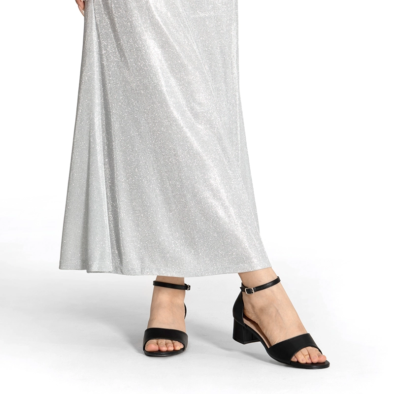 SANDALIA TACO  NEGRA FIESTA MUJER WEIDE QIU238 - 3