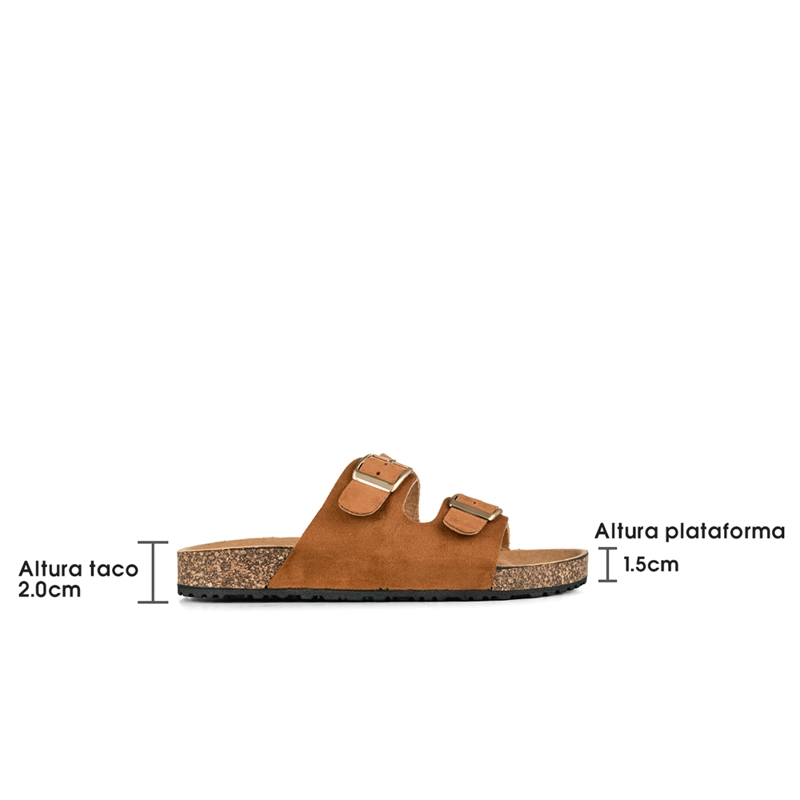 SANDALIA CHALA CASUAL MODA CONFORT HEBILLA MUJER WEIDE LT131 - 5