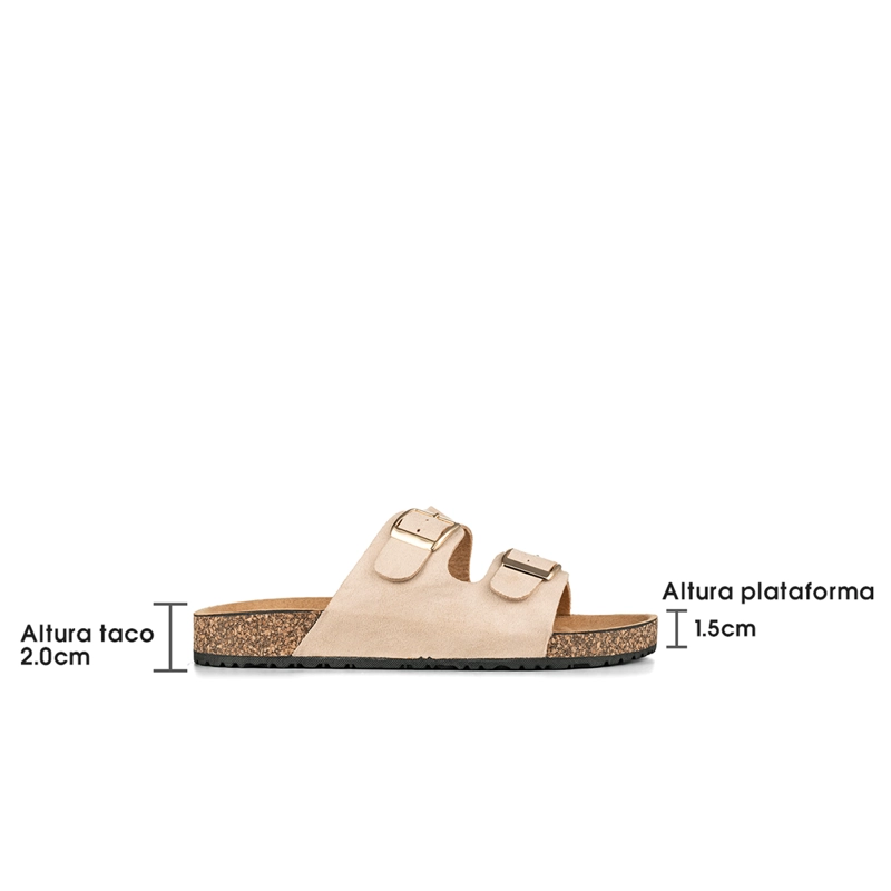 SANDALIA CHALA CASUAL MODA CONFORT HEBILLA MUJER WEIDE LT131 - 7
