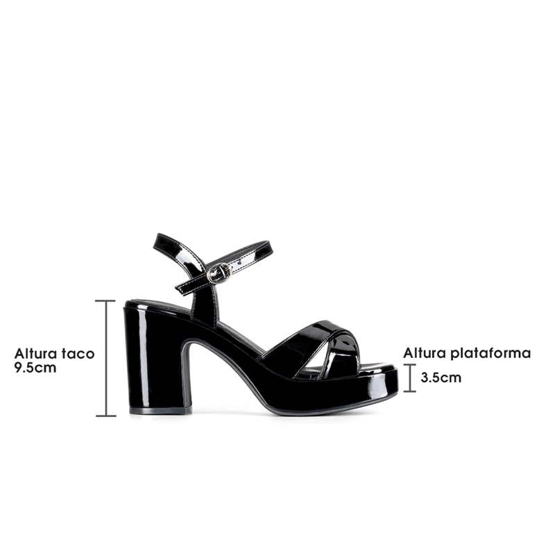 SANDALIAS CASUAL TACO ALTO MUJER FIESTA ELEGANTE WEIDE YL86 - 7