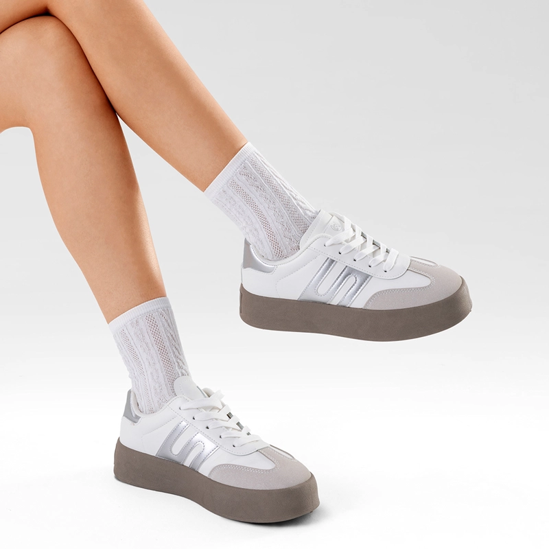 ZAPATILLA CASUAL MUJER URBANA PLATAFORMA CONFORT WEIDE LT203 - 2