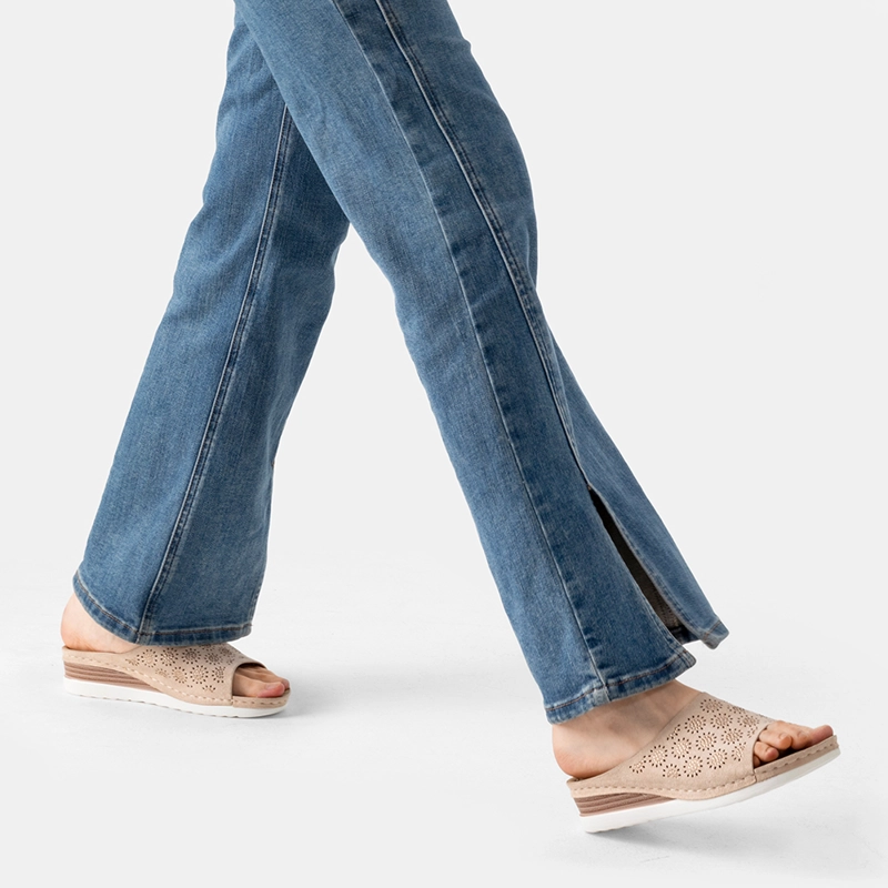 SANDALIAS CHALAS CASUAL CONFORT MUJER TACO CUÑA WEIDE QIU365 - 2