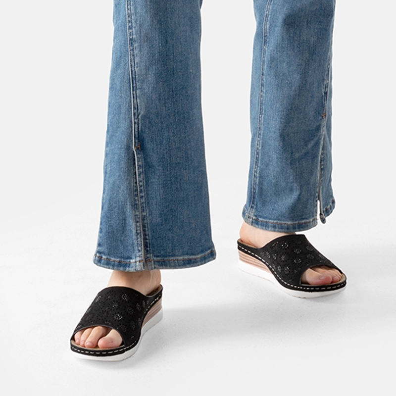SANDALIAS CHALAS CASUAL CONFORT MUJER TACO CUÑA WEIDE QIU365 - 2