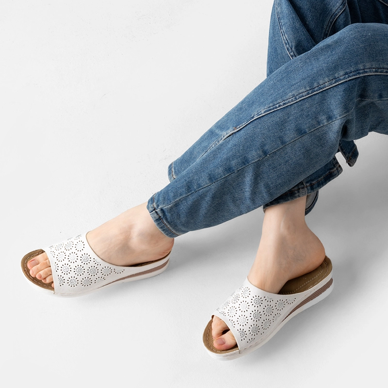 SANDALIAS CHALAS CASUAL CONFORT MUJER TACO CUÑA WEIDE QIU365 - 2
