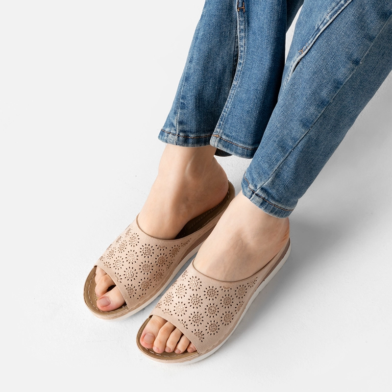 SANDALIAS CHALAS CASUAL CONFORT MUJER TACO CUÑA WEIDE QIU365 - 3
