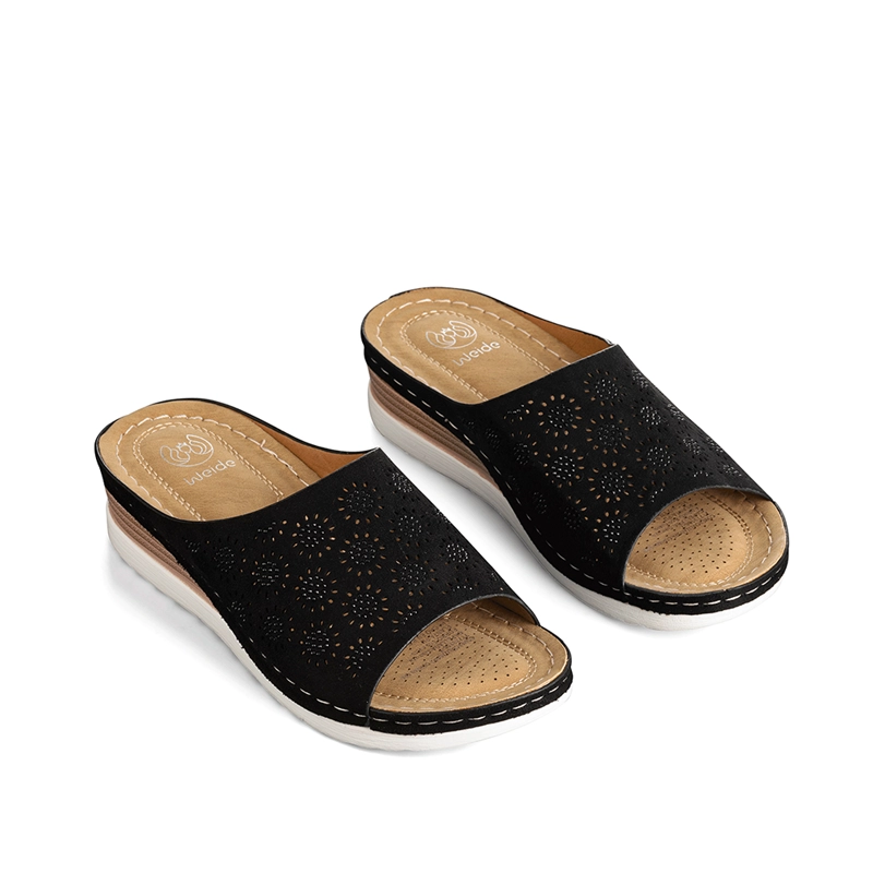 SANDALIAS CHALAS CASUAL CONFORT MUJER TACO CUÑA WEIDE QIU365 - 7