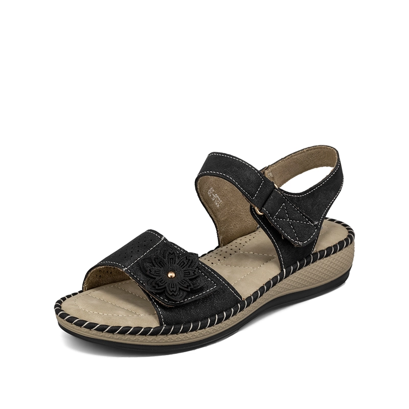 SANDALIA TACON CUÑA CASUAL SOFT MUJER WEIDE JS78 - 5