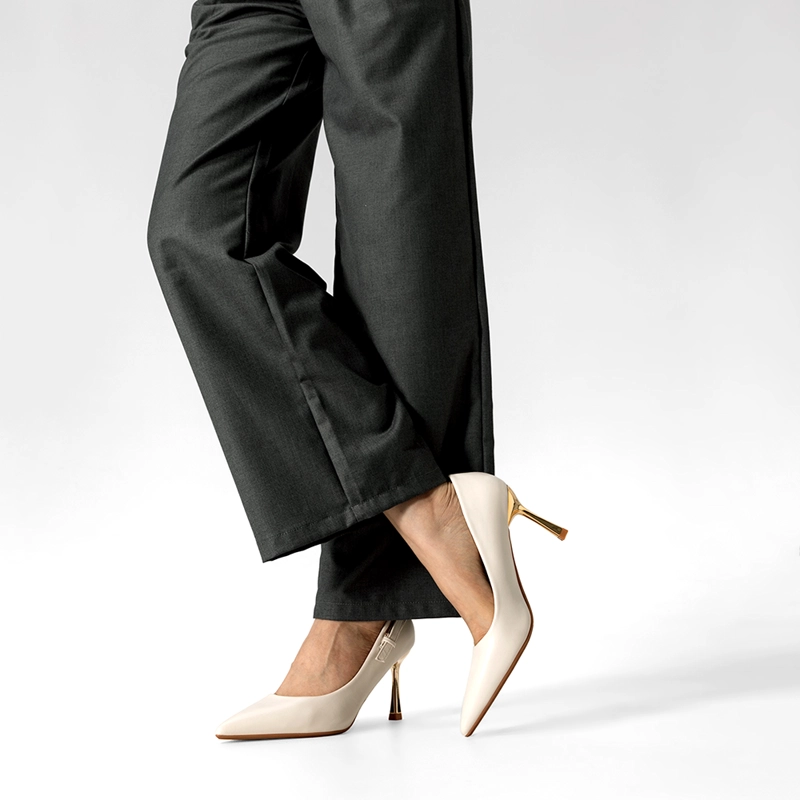 ZAPATO TACO ALTO FORMAL SIMIL CHAROL MUJER WEIDE GHE38 - 3