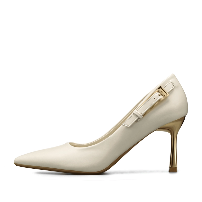 ZAPATO TACO ALTO FORMAL SIMIL CHAROL MUJER WEIDE GHE38 - 5