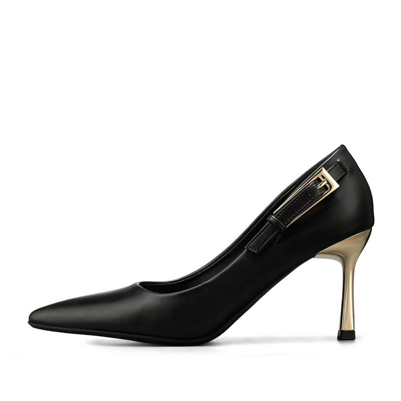 ZAPATO TACO ALTO FORMAL SIMIL CHAROL MUJER WEIDE GHE38 - 5