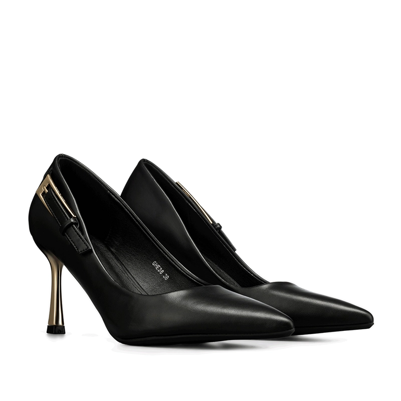 ZAPATO TACO ALTO FORMAL SIMIL CHAROL MUJER WEIDE GHE38 - 6