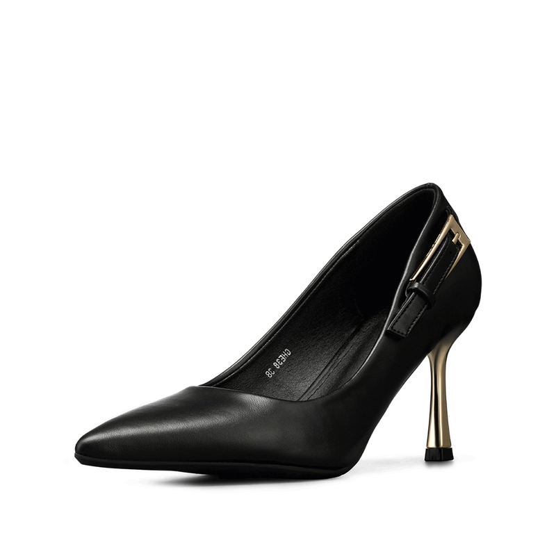 ZAPATO TACO ALTO FORMAL SIMIL CHAROL MUJER WEIDE GHE38 - 7