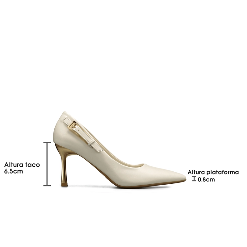 ZAPATO TACO ALTO FORMAL SIMIL CHAROL MUJER WEIDE GHE38 - 8