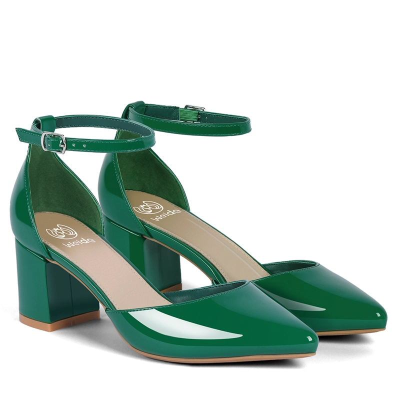 ZAPATO TACO ALTO VERDE FIESTA MUJER WEIDE GH63 - 7