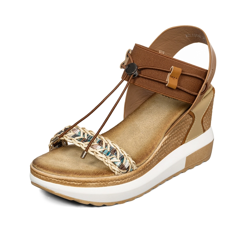 SANDALIAS CASUALES TACO CUÑA MUJER WEIDE JS02 - 5