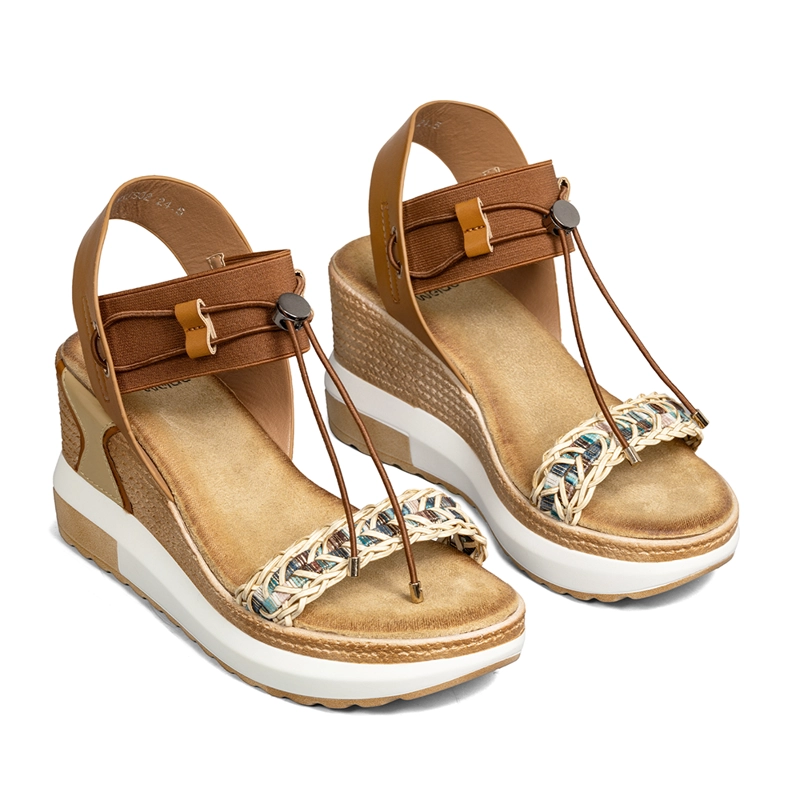 SANDALIAS CASUALES TACO CUÑA MUJER WEIDE JS02 - 6