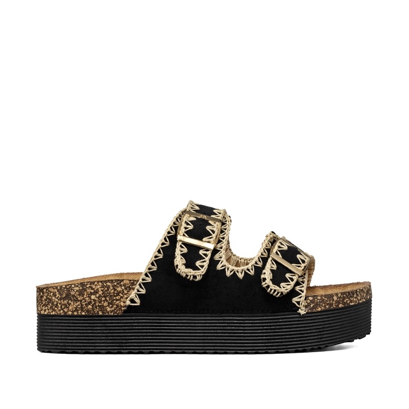 SANDALIA ESTILO CHALA CASUAL PLATAFORMA MUJER WEIDE QIU387 - 1