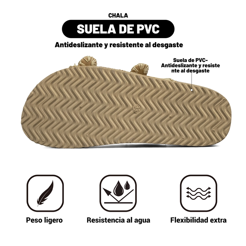 SANDALIA ESTILO CHALA CASUAL PLATAFORMA MUJER WEIDE QIU387 - 7