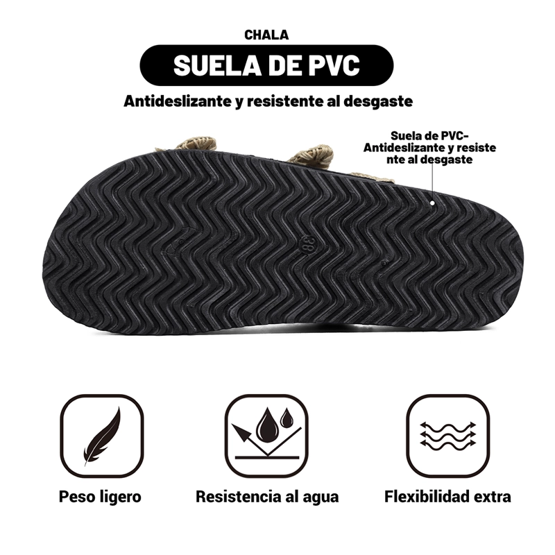 SANDALIA ESTILO CHALA CASUAL PLATAFORMA MUJER WEIDE QIU387 - 8